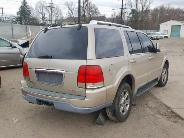 5LMEU88H24ZJ09685 - 2004 LINCOLN AVIATOR 金色 照片 4