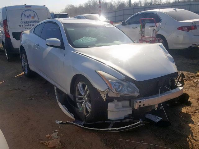 JNKCV64F59M650382 - 2009 INFINITI G37 WHITE photo 1