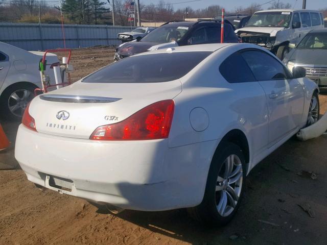 JNKCV64F59M650382 - 2009 INFINITI G37 WHITE photo 4