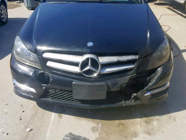 WDDGJ4HB3CF925940 - 2012 MERCEDES-BENZ C 250 BLACK photo 9