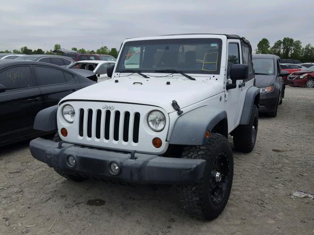 1J4GA2D1XBL634776 - 2011 JEEP WRANGLER S WHITE photo 2