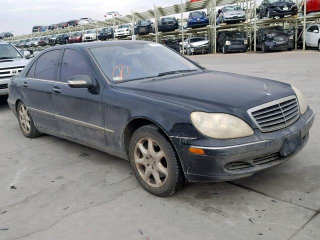 WDBNG84J15A454826 - 2005 MERCEDES-BENZ S 500 4MAT BLACK photo 1