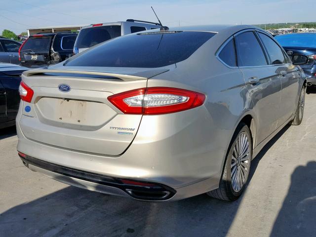 3FA6P0K95FR304361 - 2015 FORD FUSION TIT BEIGE photo 4