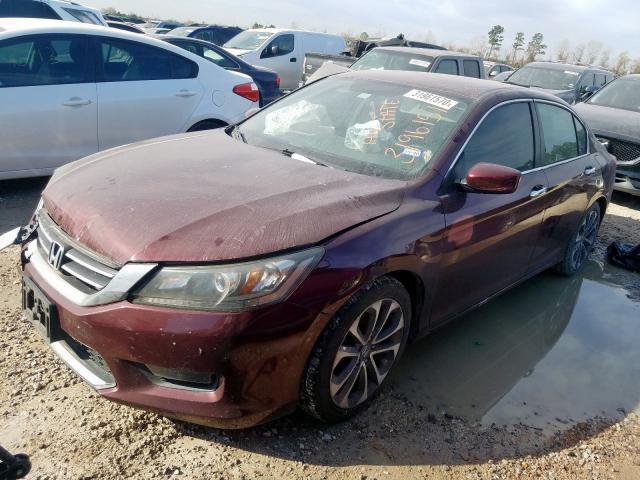 1HGCR2F57EA053976 - 2014 HONDA ACCORD SPORT  photo 2