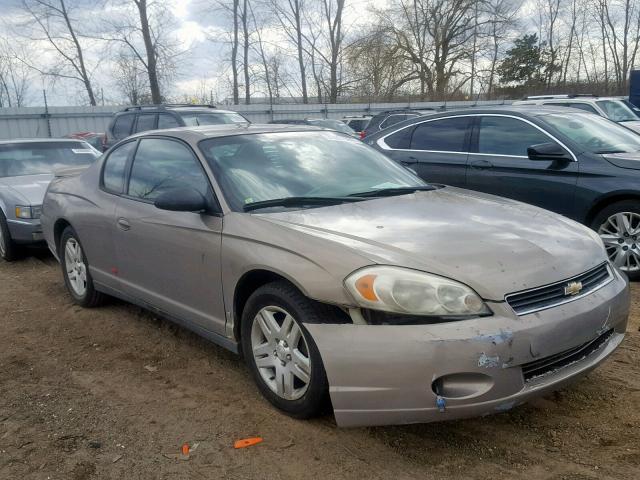 2G1WK151969216321 - 2006 CHEVROLET MONTE CARL BEIGE photo 1