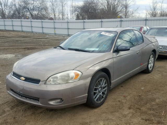 2G1WK151969216321 - 2006 CHEVROLET MONTE CARL BEIGE photo 2