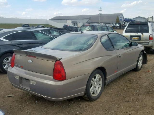 2G1WK151969216321 - 2006 CHEVROLET MONTE CARL BEIGE photo 4