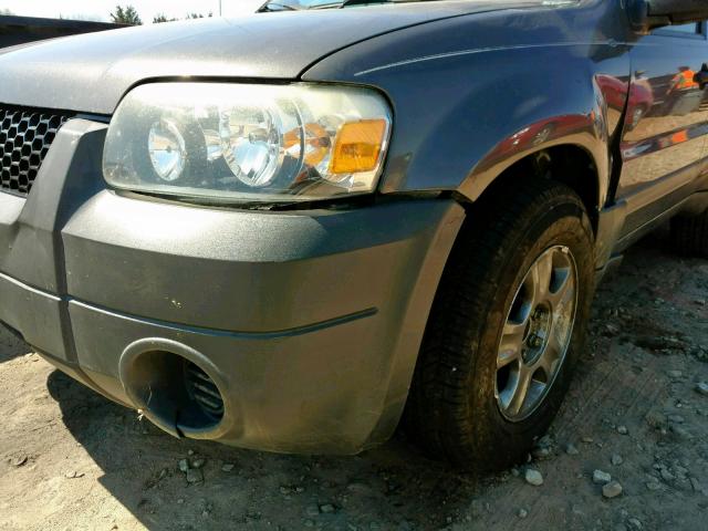 1FMYU92Z45KC29540 - 2005 FORD ESCAPE XLS GRAY photo 9