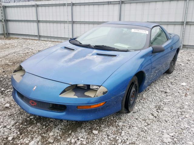 2G1FP22K5T2121506 - 1996 CHEVROLET CAMARO BAS 蓝色 照片 2