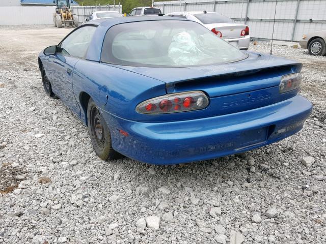 2G1FP22K5T2121506 - 1996 CHEVROLET CAMARO BAS 蓝色 照片 3