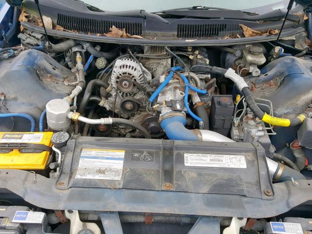 2G1FP22K5T2121506 - 1996 CHEVROLET CAMARO BAS 蓝色 照片 7