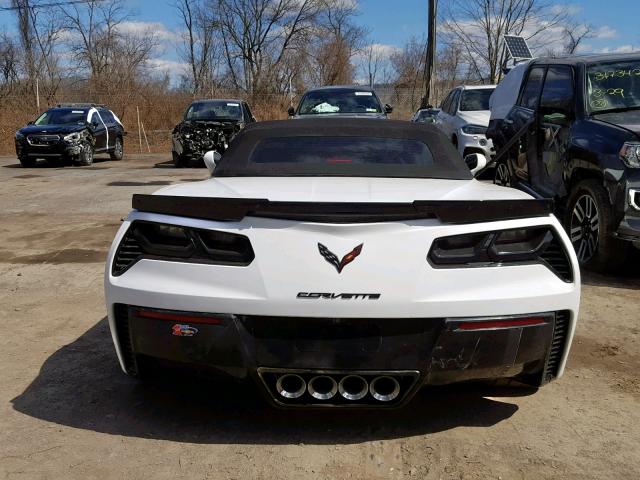 1G1YS3D67G5613235 - 2016 CHEVROLET CORVETTE 2 WHITE photo 9