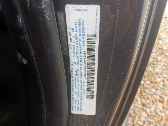 3VWDD21C92M462385 - 2002 VOLKSWAGEN NEW BEETLE Grau Foto 10