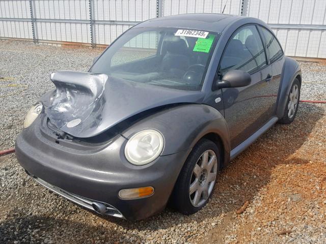 3VWDD21C92M462385 - 2002 VOLKSWAGEN NEW BEETLE Grau Foto 2