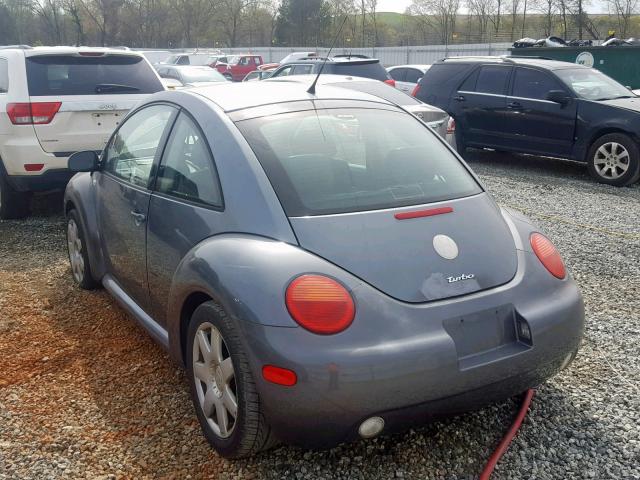 3VWDD21C92M462385 - 2002 VOLKSWAGEN NEW BEETLE Grau Foto 3