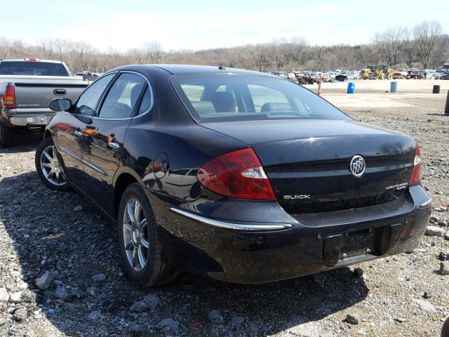 2G4WE537951238504 - 2005 BUICK LACROSSE C BLACK photo 3