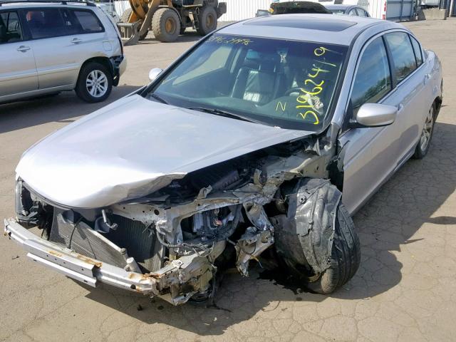 1HGCP26838A063182 - 2008 HONDA ACCORD EXL SILVER photo 2