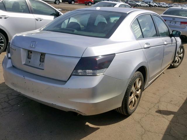 1HGCP26838A063182 - 2008 HONDA ACCORD EXL SILVER photo 4