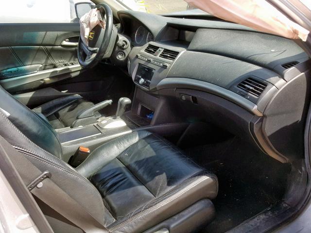 1HGCP26838A063182 - 2008 HONDA ACCORD EXL SILVER photo 5