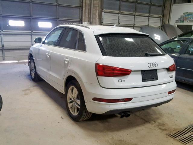 WA1JCCFS8HR011948 - 2017 AUDI Q3 PREMIUM WHITE photo 3