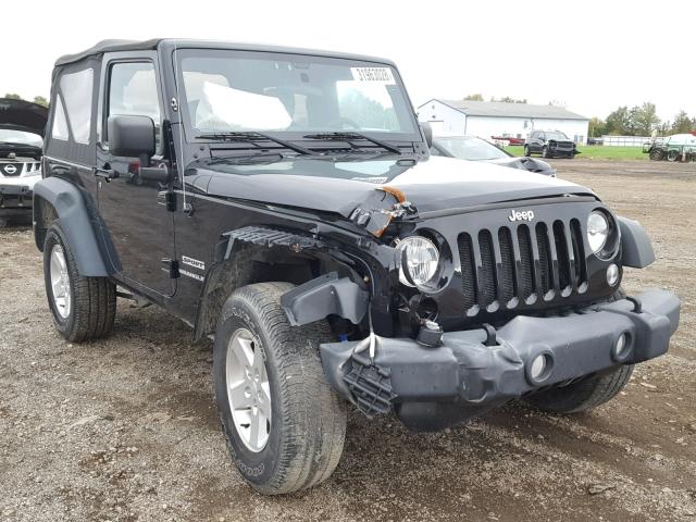 1C4AJWAG8FL545712 - 2015 JEEP WRANGLER S BLACK photo 1