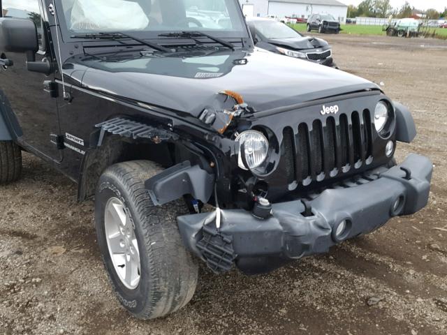 1C4AJWAG8FL545712 - 2015 JEEP WRANGLER S BLACK photo 9