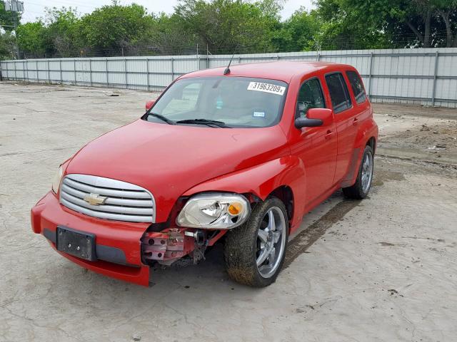 3GNCA23B29S502587 - 2009 CHEVROLET HHR RED photo 2