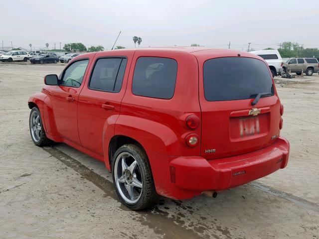 3GNCA23B29S502587 - 2009 CHEVROLET HHR RED photo 3