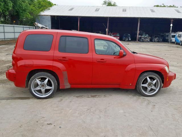 3GNCA23B29S502587 - 2009 CHEVROLET HHR RED photo 9