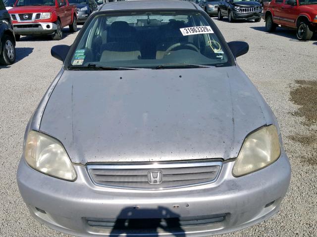 2HGEJ6611XH515960 - 1999 HONDA CIVIC BASE SILVER photo 9