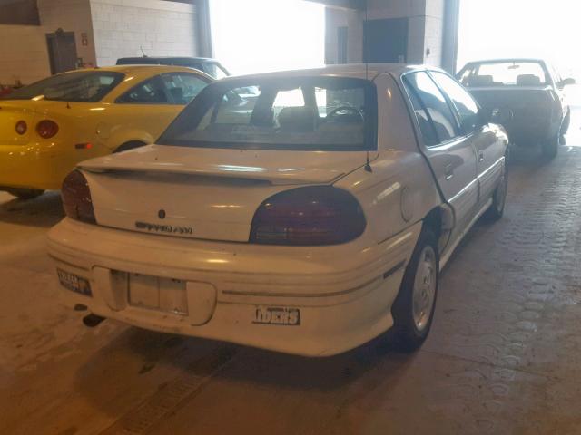 1G2NE52T7VC746158 - 1997 PONTIAC GRAND AM S WHITE photo 4