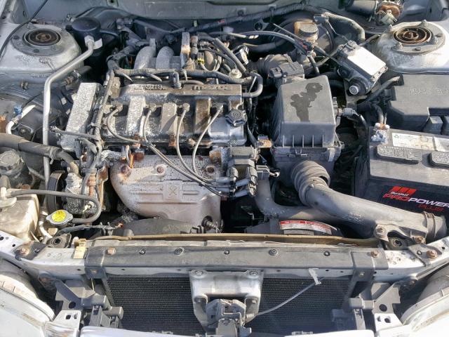 1YVGF22C325282487 - 2002 MAZDA 626 LX SILVER photo 7