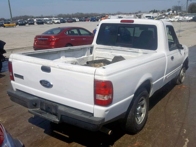 1FTYR10D78PA79025 - 2008 FORD RANGER WHITE photo 4