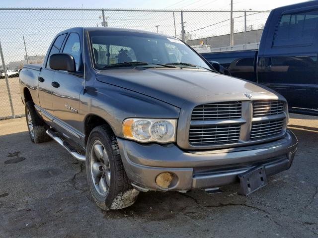 1D7HA18NX5S179672 - 2005 DODGE RAM 1500 S GRAY photo 1