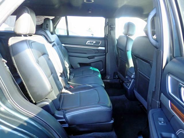 1FM5K8F81GGC14004 - 2016 FORD EXPLORER L GREEN photo 6