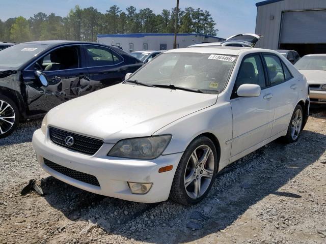 JTHBD192020055024 - 2002 LEXUS IS 300 WHITE photo 2