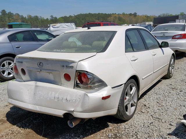 JTHBD192020055024 - 2002 LEXUS IS 300 WHITE photo 4