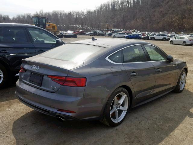 WAUDNCF51JA005188 - 2018 AUDI A5 PREMIUM GRAY photo 4