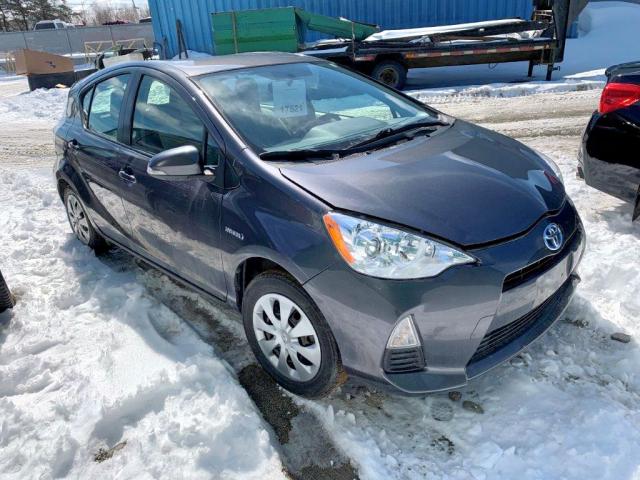 JTDKDTB34E1571563 - 2014 TOYOTA PRIUS C GRAY photo 1