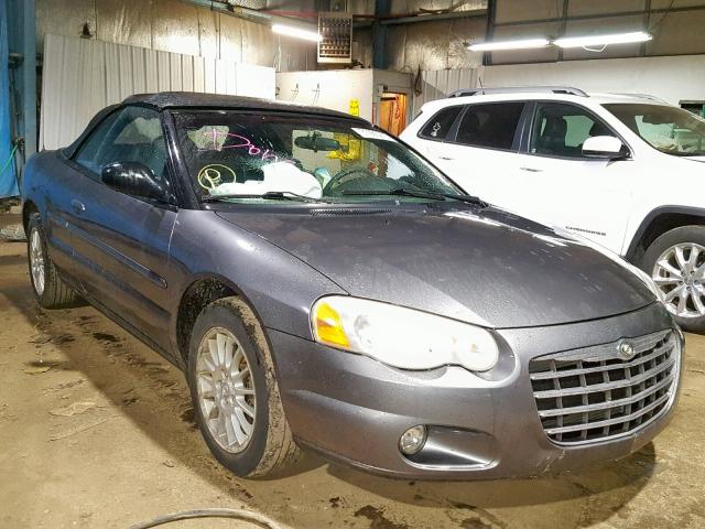 1C3EL55R65N561741 - 2005 CHRYSLER SEBRING TO SILVER photo 1