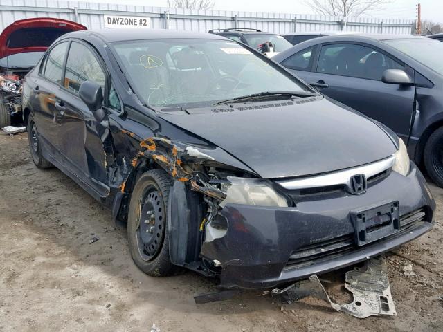 2HGFA16397H001086 - 2007 HONDA CIVIC DX BLACK photo 1