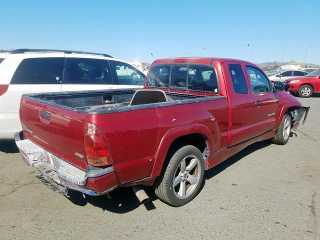 5TETX22N06Z210894 - 2006 TOYOTA TACOMA ACCESS CAB  ფოტო 4