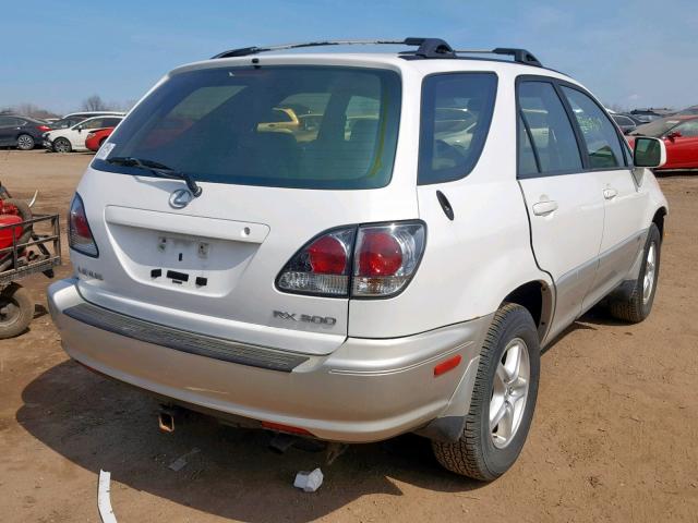 JTJHF10U410223909 - 2001 LEXUS RX 300 WHITE photo 4