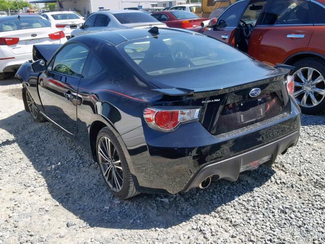 JF1ZCAC10G8603198 - 2016 SUBARU BRZ 2.0 LI BLACK photo 3