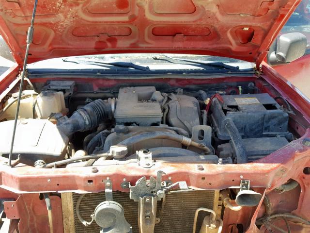 1GCDT43E288211866 - 2008 CHEVROLET COLORADO L RED photo 7