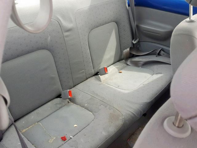 3VWBC21C5XM453894 - 1999 VOLKSWAGEN NEW BEETLE ლურჯი ფოტო 6