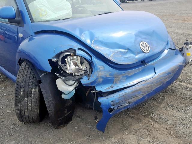 3VWBC21C5XM453894 - 1999 VOLKSWAGEN NEW BEETLE ლურჯი ფოტო 9