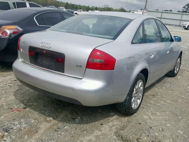 WAUBH64B31N094585 - 2001 AUDI A6 2.8 SILVER photo 4