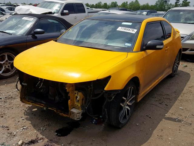 JTKJF5C70C3023590 - 2012 TOYOTA SCION TC BLACK photo 2