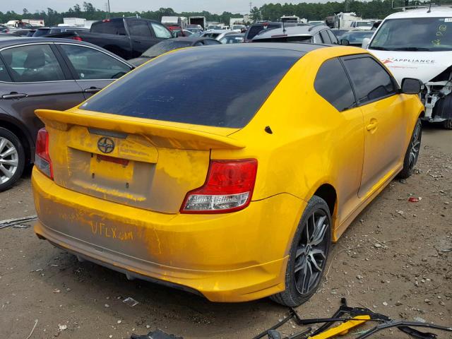 JTKJF5C70C3023590 - 2012 TOYOTA SCION TC BLACK photo 4